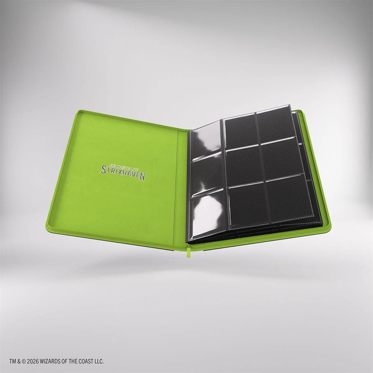 Gamegenic MTG Zip-Up Album - 18-Pocket - Secrets Of Strixhaven - Black and Green - Image 2