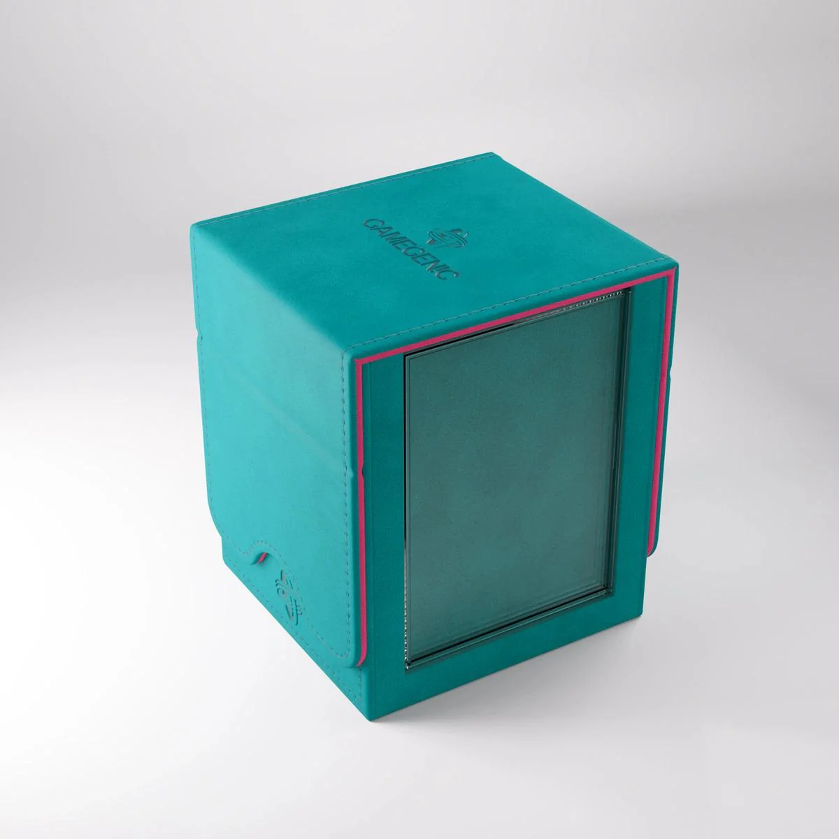 Gamegenic Squire Plus XL Convertible Deck Box - 100+ - Teal/Pink
