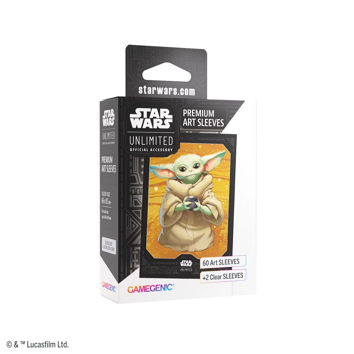 Gamegenic Star Wars: Unlimited Art Sleeves - Standard Size - 60ct - Grogu