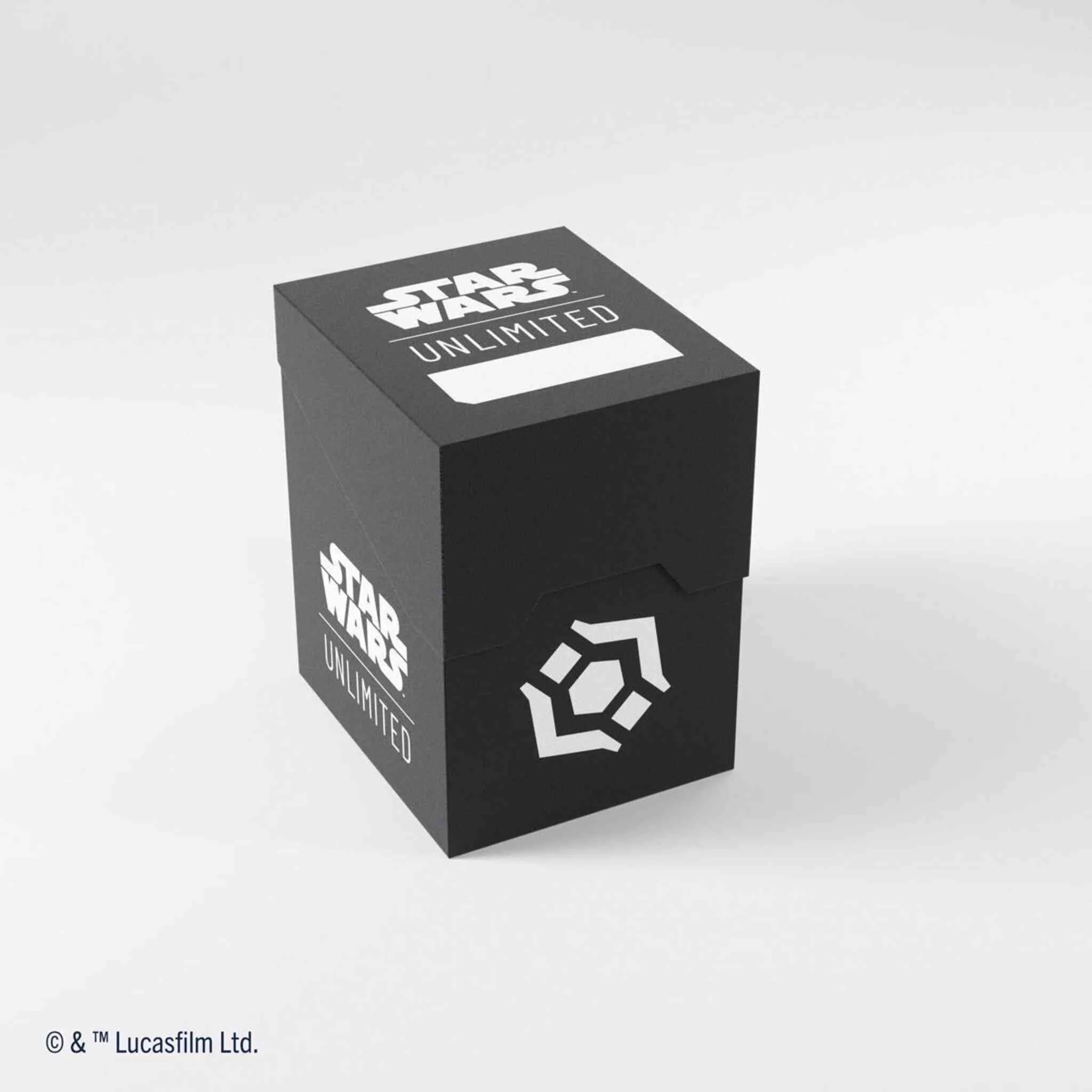 Gamegenic Star Wars: Unlimited Soft Crate Deck Box - 60+ - Black/White
