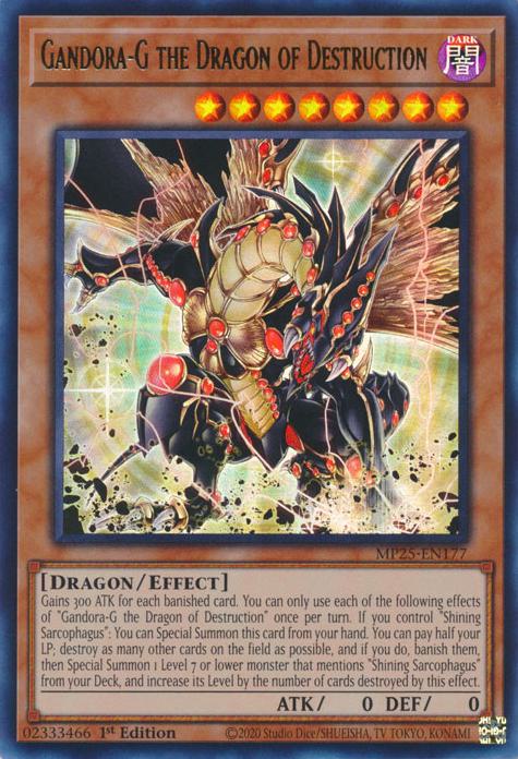 Gandora-G the Dragon of Destruction - MP25-EN177 - Ultra Rare - 1st Edition