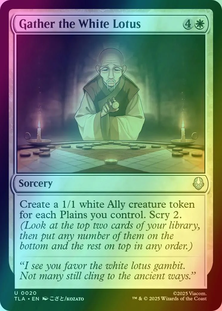 Gather the White Lotus [20] [Avatar: The Last Airbender] [Foil]