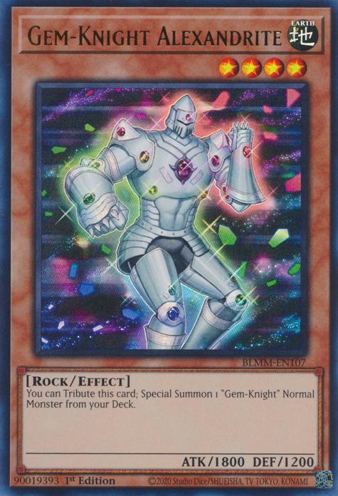 Gem-Knight Alexandrite - BLMM-EN107 - Ultra Rare - 1st Edition