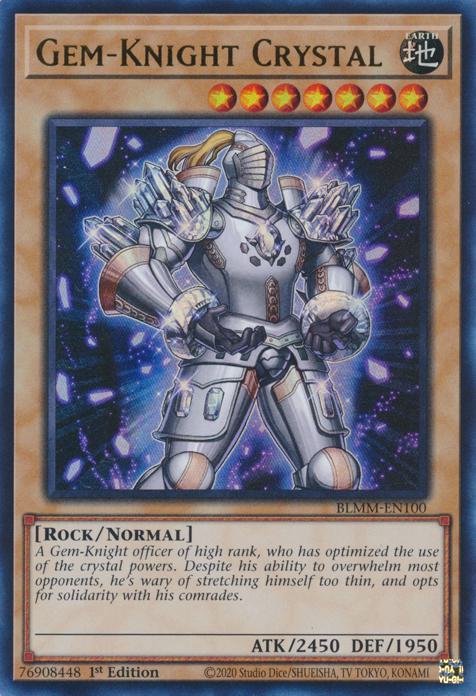 Gem-Knight Crystal - BLMM-EN100 - Ultra Rare - 1st Edition