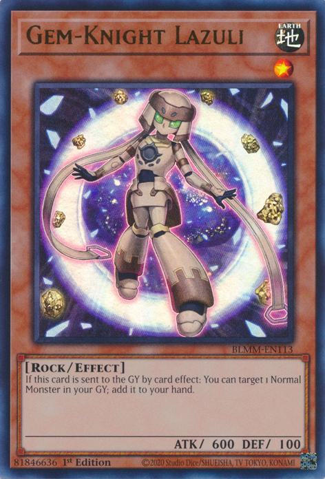 Gem-Knight Lazuli - BLMM-EN113 - Ultra Rare - 1st Edition