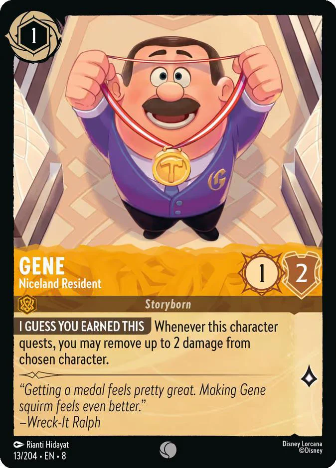 Gene - Niceland Resident - 13/204 [Reign of Jafar] [Non-Foil]