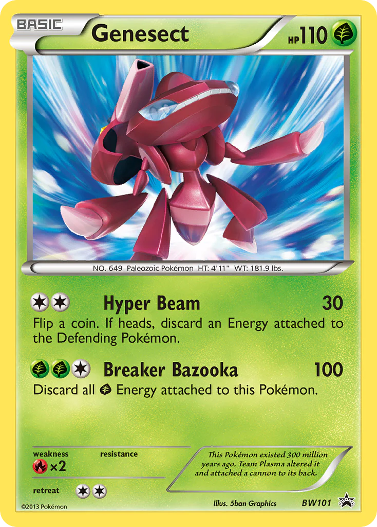 Genesect - BW101 - Promo [bwp-BW101] [Non-Holo]