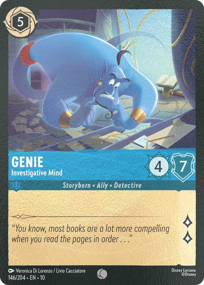 Genie - Investigative Mind - 146/204 [Whispers in the Well] [Cold Foil]