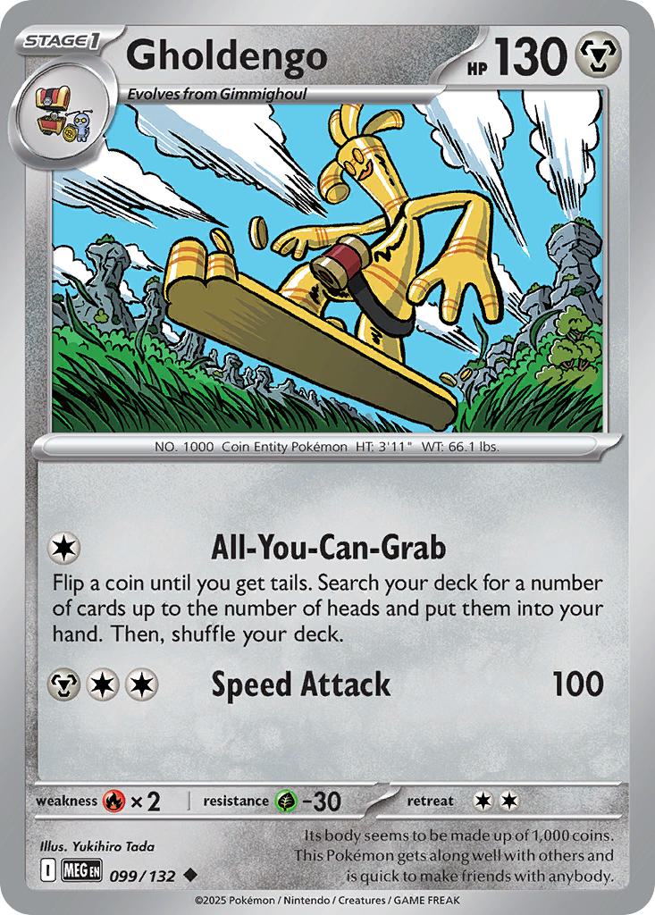 Gholdengo - 099/132 - Uncommon [me01-099] [Non-Holo]