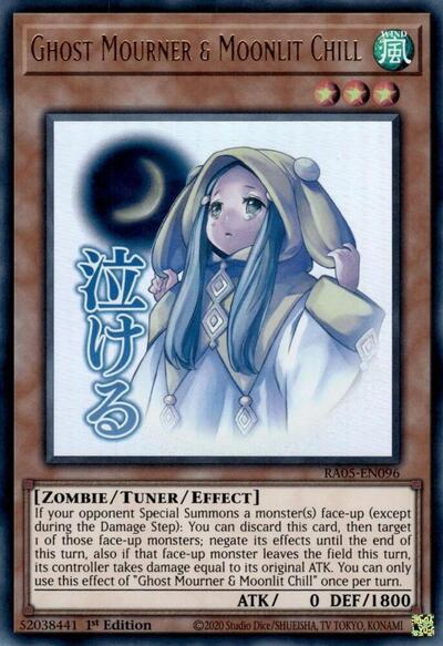 Ghost Mourner & Moonlit Chill - Stamp - RA05-EN096 - Ultra Rare - 1st Edition