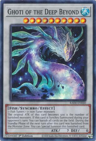 Ghoti of the Deep Beyond - RA04-EN060 - Super Rare - 1st Edition