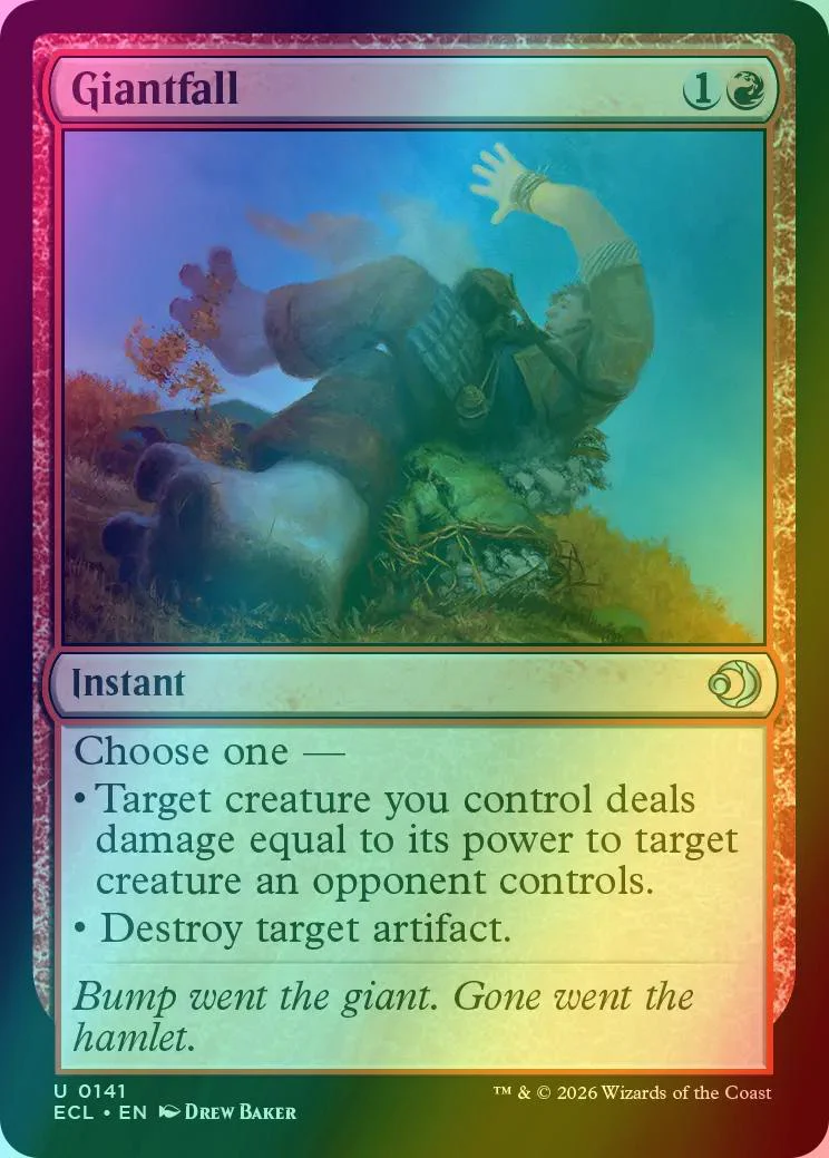 Giantfall [141] [Lorwyn Eclipsed] [Foil]