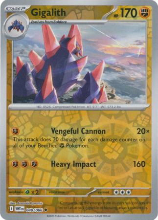 Gigalith - 048/086 - Uncommon [sv105w-048] [Reverse Holo]