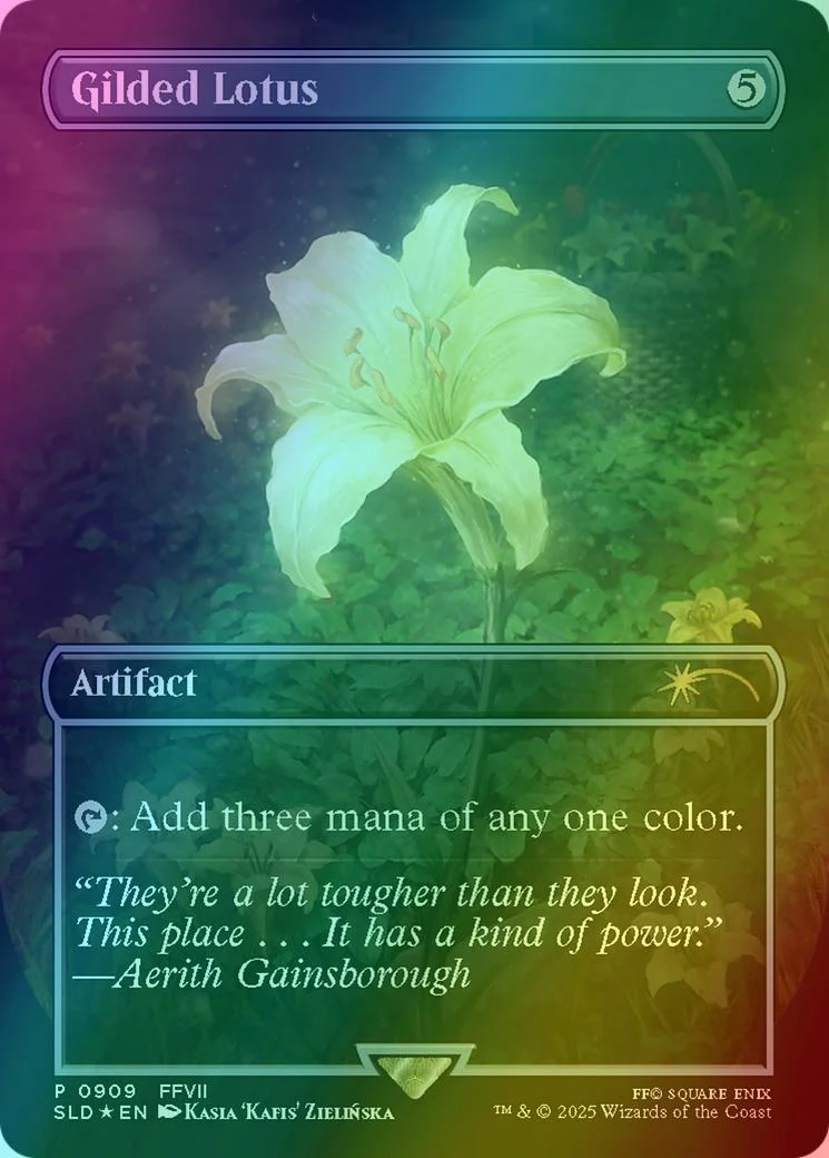 Gilded Lotus [0909] [Borderless] [Summer Superdrop 2025] [Secret Lair Drop] [Foil]