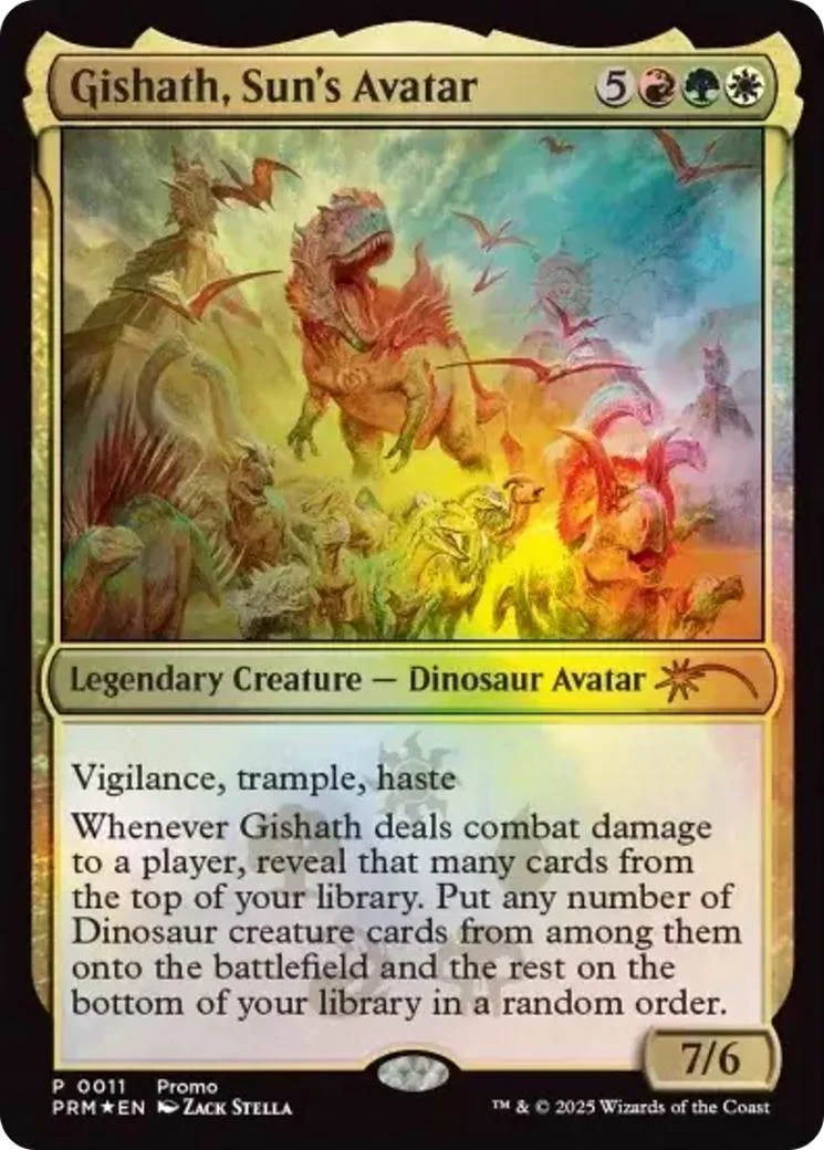 Gishath, Sun's Avatar [2026-5] [PRM-0011] [Media and Collaboration Promos] [Foil]