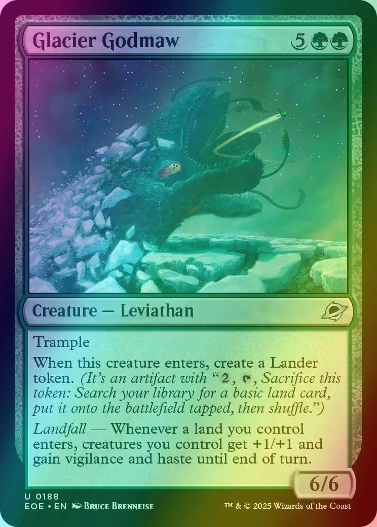 Glacier Godmaw [188] [Edge of Eternities] [Foil]