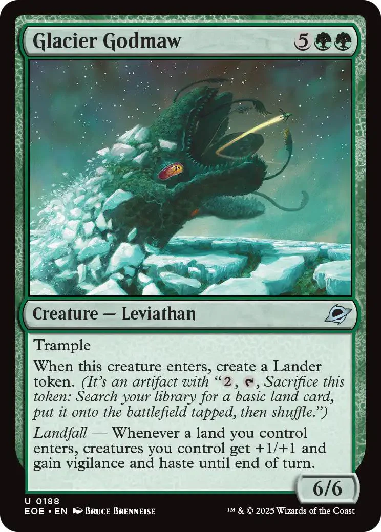Glacier Godmaw [188] [Edge of Eternities] [Non-Foil]