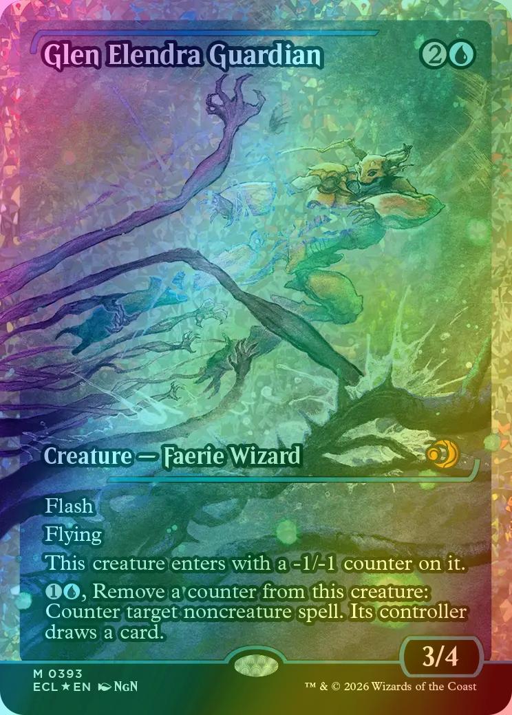 Glen Elendra Guardian [393] [Japan Showcase] [Lorwyn Eclipsed] [Fracture Foil]
