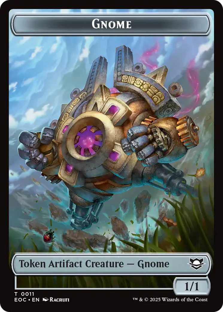 Gnome Token (11) // Thopter Token (16) [Edge of Eternities: Commander: Tokens] [Non-Foil]