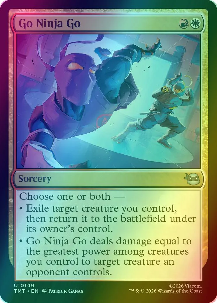 Go Ninja Go [149] [Teenage Mutant Ninja Turtles] [Foil]
