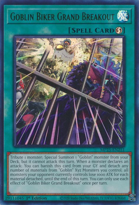 Goblin Biker Grand Breakout - MP25-EN251 - Ultra Rare - 1st Edition