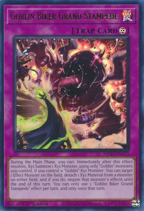 Goblin Biker Grand Stampede - MP25-EN173 - Ultra Rare - 1st Edition