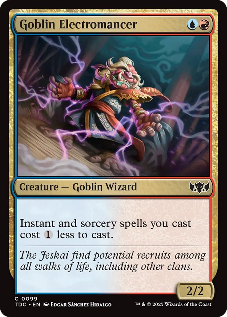 Goblin Electromancer [99] [Tarkir: Dragonstorm: Commander] [Non-Foil]