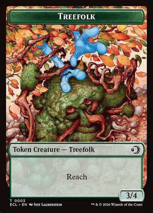 Goblin Token (06) // Treefolk Token (03) [Lorwyn Eclipsed: Tokens] [Non-Foil] - Image 2