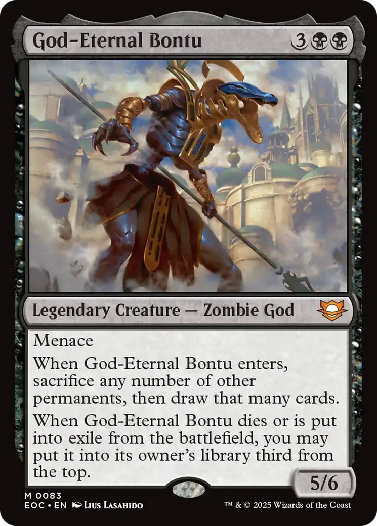 God-Eternal Bontu [83] [Edge of Eternities: Commander] [Non-Foil]