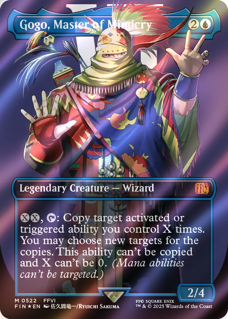Gogo, Master of Mimicry [522] [Borderless] [Character] [FINAL FANTASY] [Surge Foil]