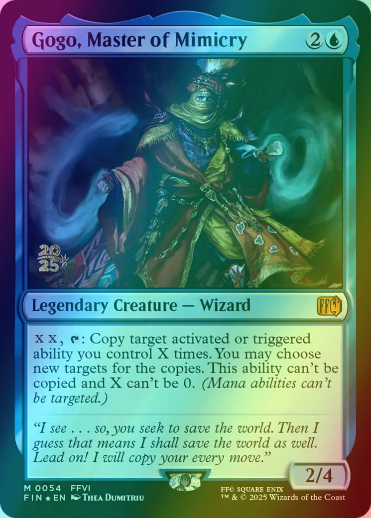 Gogo, Master of Mimicry [54s] [Prerelease] [FINAL FANTASY: Promos] [Foil]
