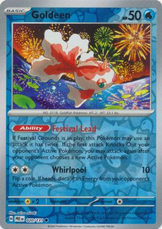 Goldeen - 020/131 - Common [sv085-020] [Reverse Holo]