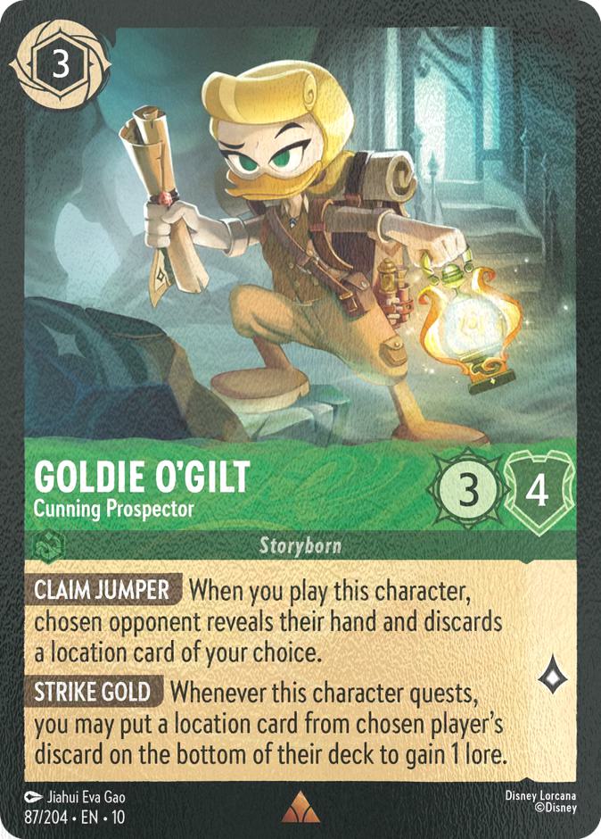 Goldie O'Gilt - Cunning Prospector - 87/204 [Whispers in the Well] [Cold Foil]