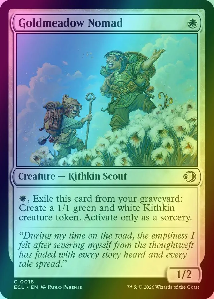 Goldmeadow Nomad [18] [Lorwyn Eclipsed] [Foil]