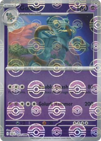 Golurk - Poké Ball Pattern - 043/086 - Uncommon [sv105b-043] [Reverse Holo]