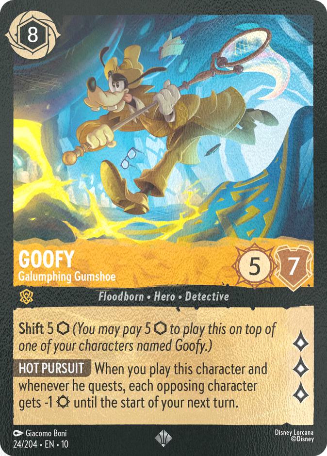 Goofy - Galumphing Gumshoe - 24/204 [Whispers in the Well] [Cold Foil]