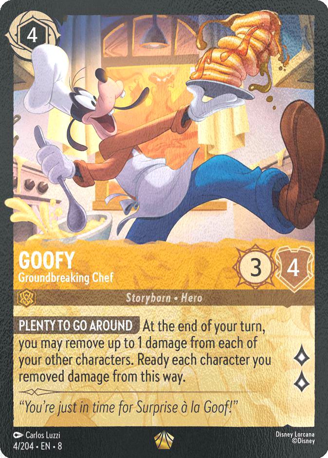 Goofy - Groundbreaking Chef - 4/204 [Reign of Jafar] [Cold Foil]