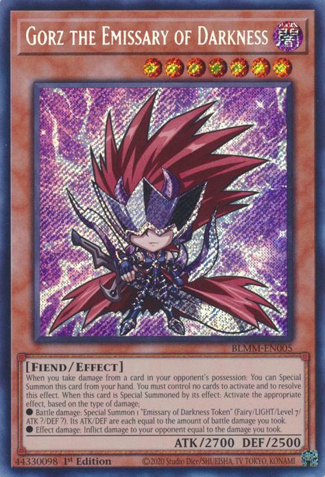 Gorz the Emissary of Darkness - BLMM-EN005 - Secret Rare - 1st Edition