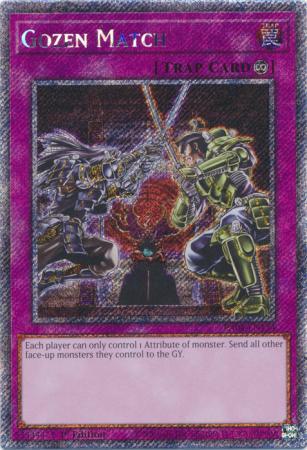 Gozen Match - RA04-EN134 - Platinum Secret Rare - 1st Edition