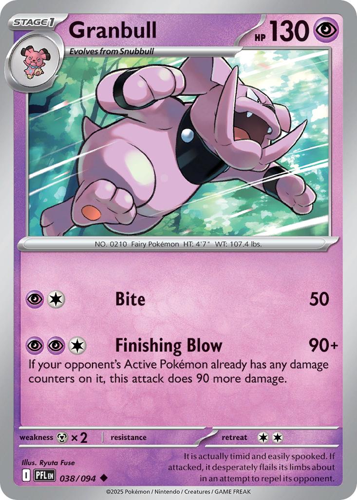Granbull - 038/094 - Uncommon [me02-038] [Non-Holo]