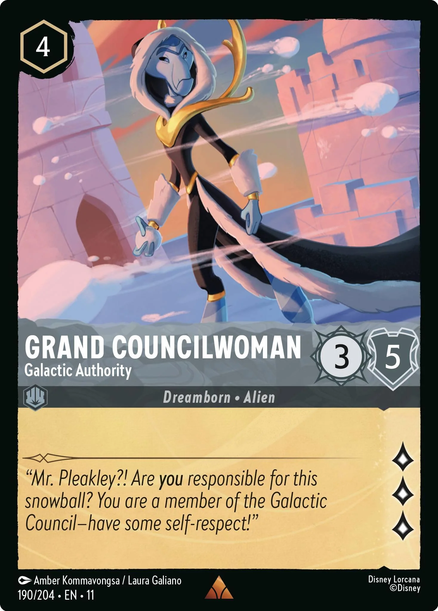 Grand Councilwoman - Galactic Authority - 190/204 [Winterspell] [Non-Foil]