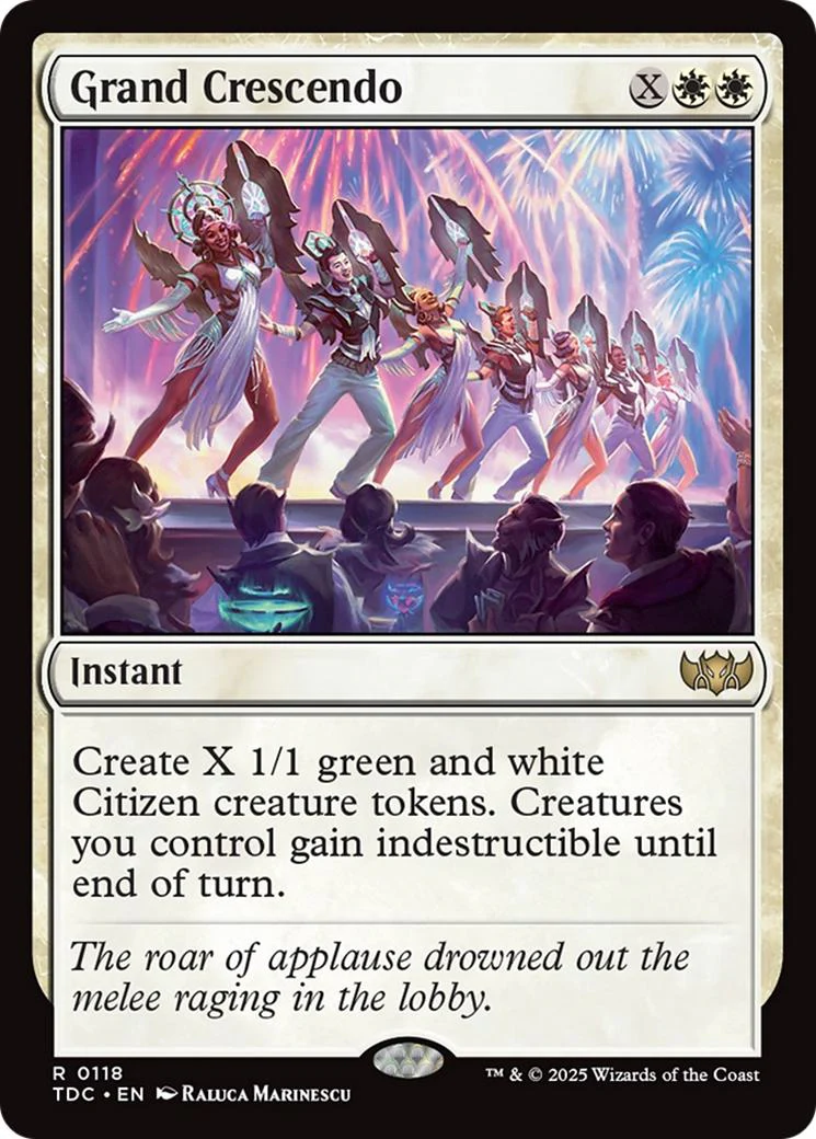 Grand Crescendo [118] [Tarkir: Dragonstorm: Commander] [Non-Foil]