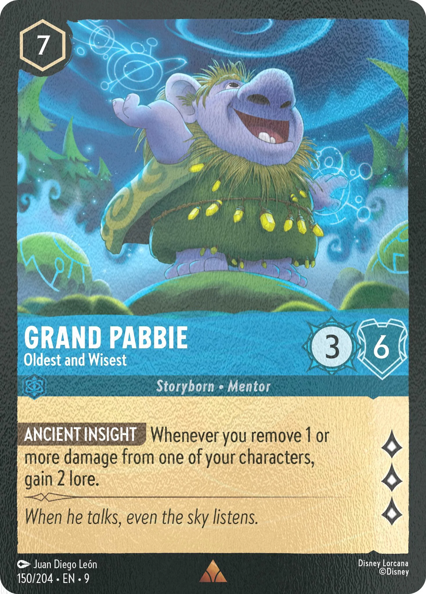 Grand Pabbie - Oldest and Wisest - 150/204 [Fabled] [Cold Foil]