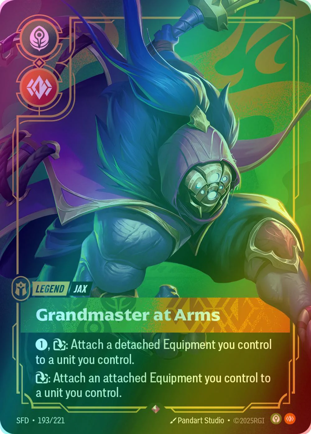 Grandmaster At Arms (Jax) - 193/221 [Spiritforged] [Foil]