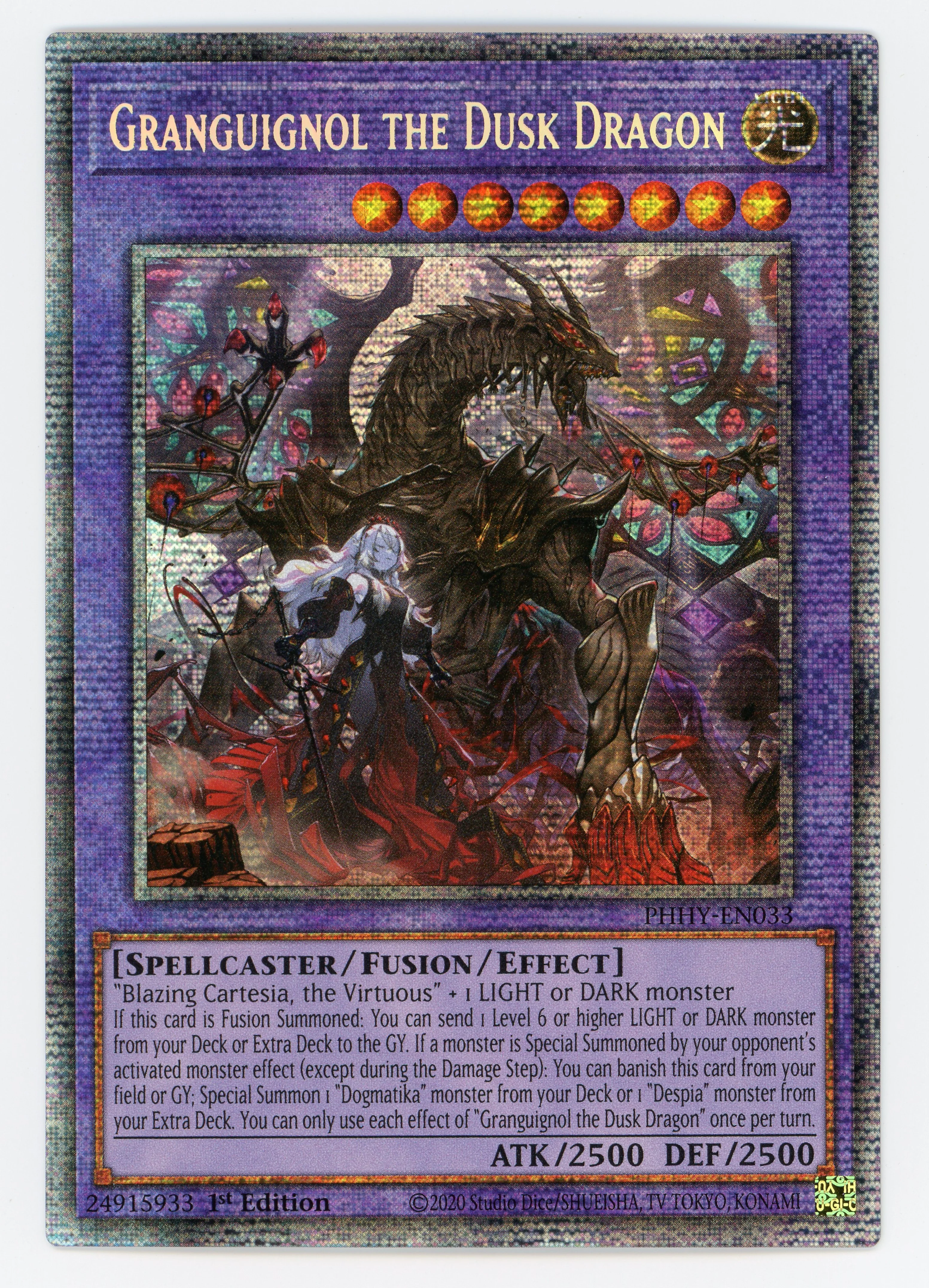 Granguignol the Dusk Dragon - PHHY-EN033 - Starlight Rare - 1st Edition - Scan 15576