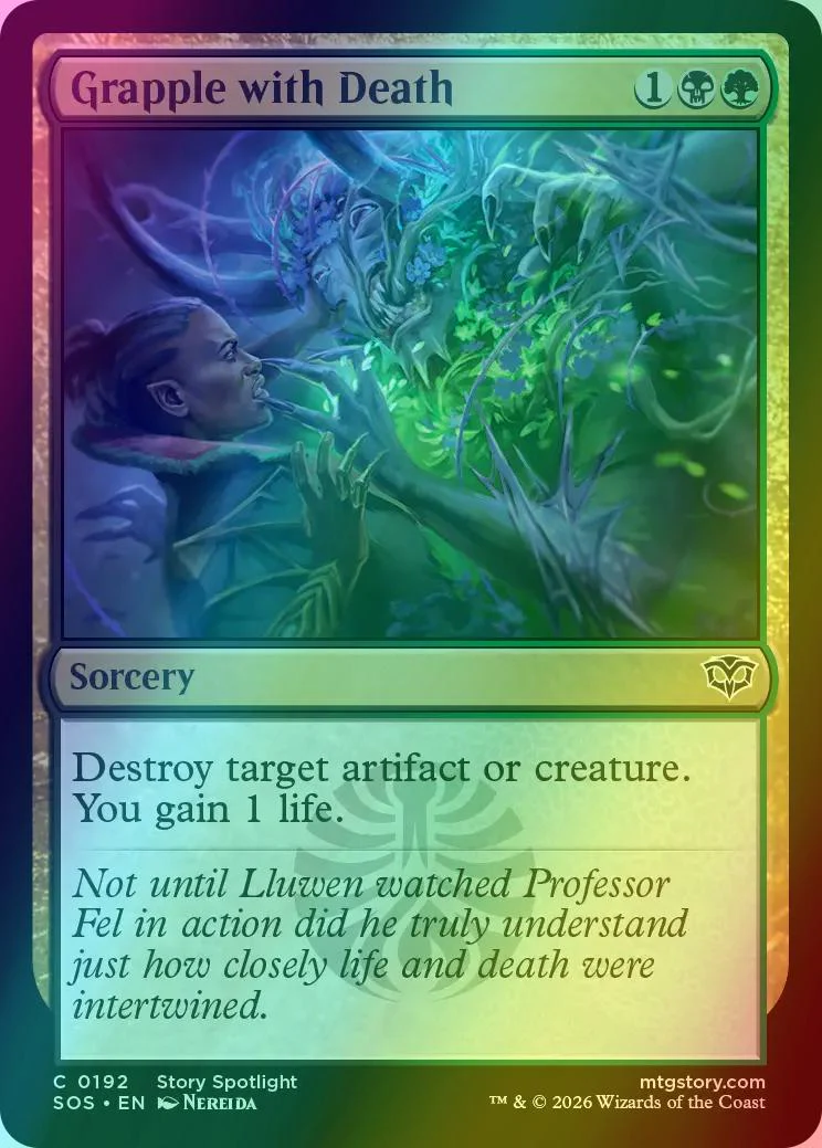Grapple with Death [192] [Secrets of Strixhaven] [Foil]
