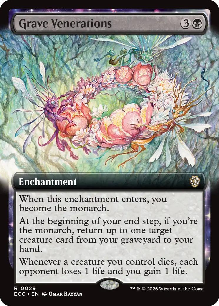 Grave Venerations [29] [Extended Art] [Lorwyn Eclipsed: Commander] [Non-Foil]