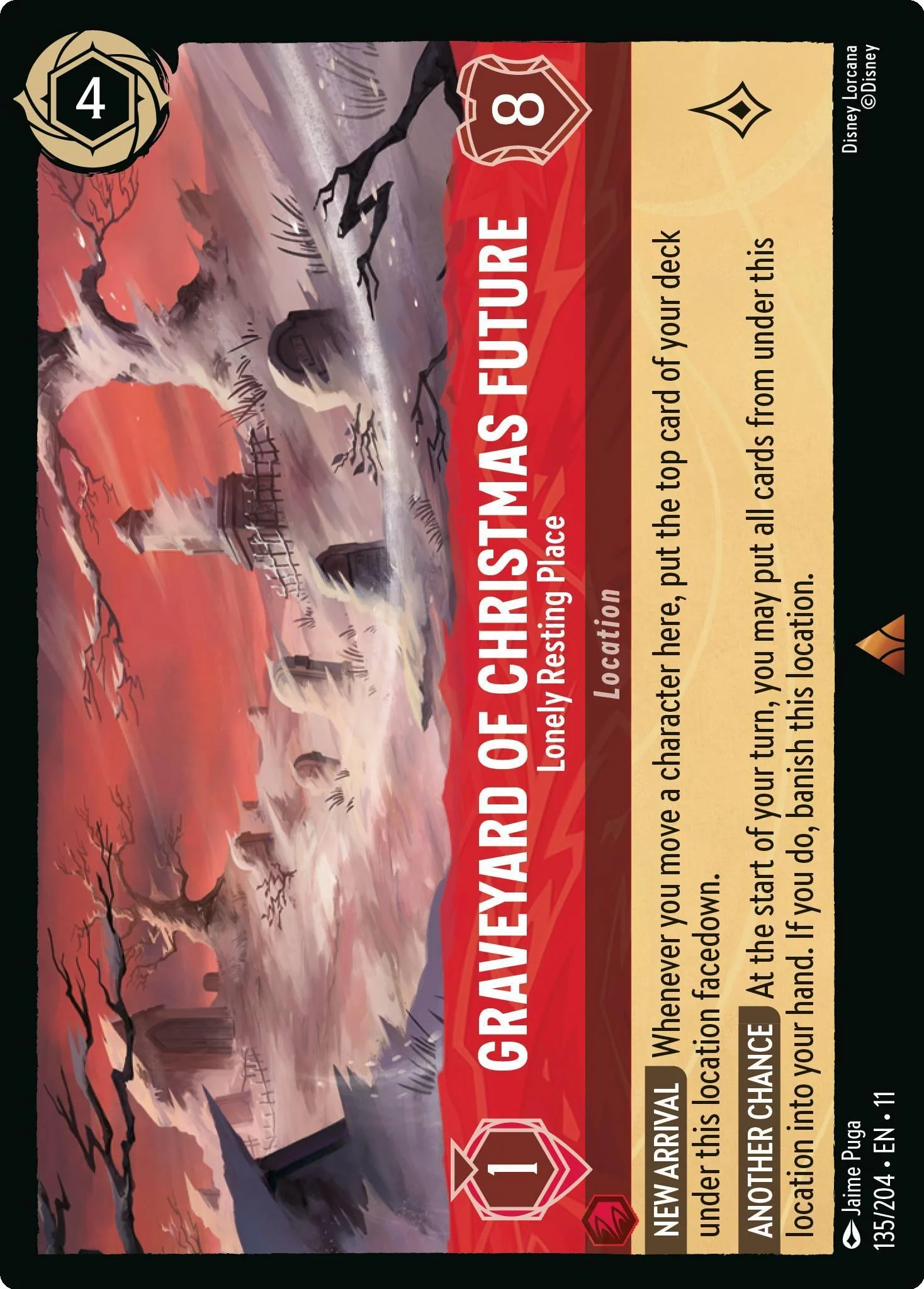 Graveyard of Christmas Future - Lonely Resting Place - 135/204 [Winterspell] [Non-Foil]