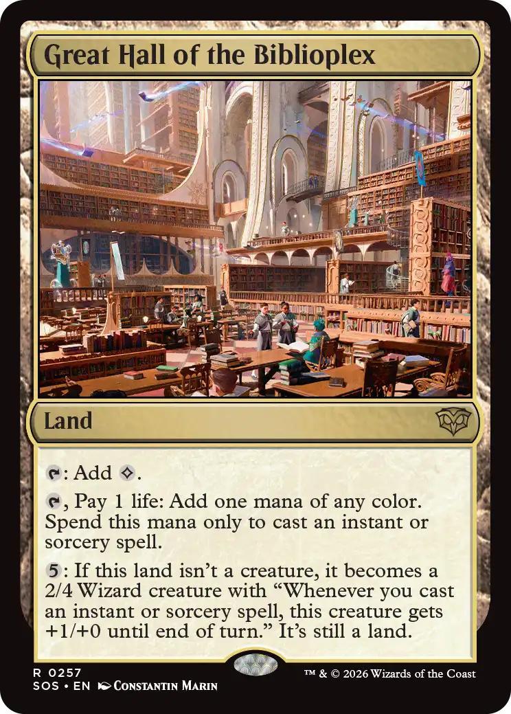 Great Hall of the Biblioplex [257] [Secrets of Strixhaven] [Non-Foil]