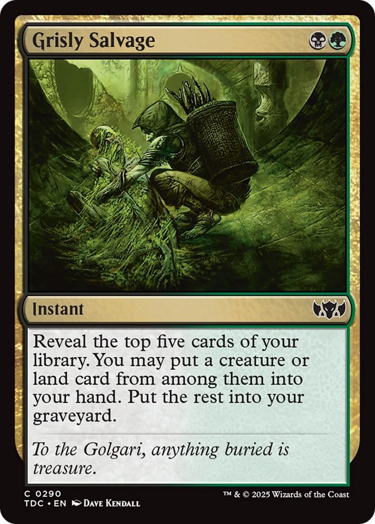Grisly Salvage [290] [Tarkir: Dragonstorm: Commander] [Non-Foil]